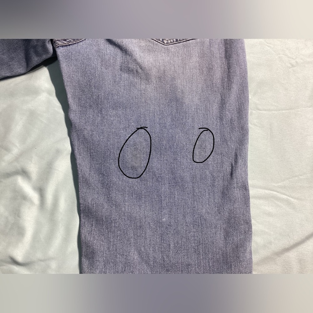 White House Black Market Blanc Light Wash Capri Jeans Size 4 - Picture 10 of 11